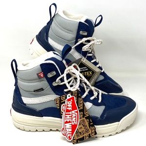 VANS Ultrarange Exo Hi Gore-Tex MTE-2 Women's Blue Canvas Suede Size VN0A5KS66MQ